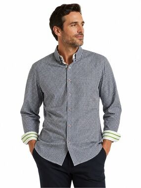 Robert Graham X Men's
2XL Check Button Down Shirt Tailored Fit